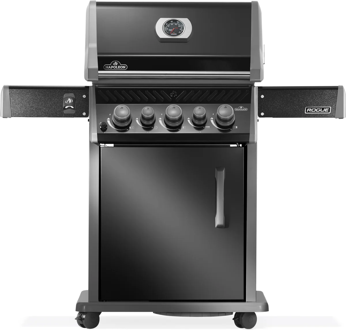 Napoleon gasbarbecue met achter- en zijbrander met spit Rogue 65,3 x 140 x 123 cm