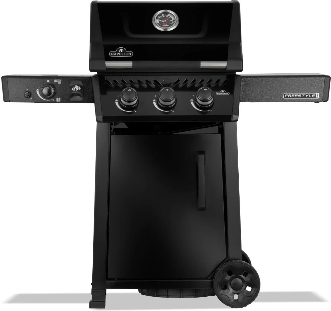 Napoleon gasbarbecue met 3 branders en infrarood Freestyle Pro 365 zwart 64 x 124 x 116 cm