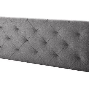 Hoofdeinde bekleed Milan 90×60 cm, Ruiten in Grijs Stof, 8 cm dik. Hoofdeinde bekleed Milan 90×60 cm, Ruiten in Grijs Stof, 8 cm dik.