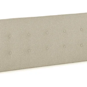 Hoofdeinde gestoffeerd Saona 140×60 cm Kleur Beige, Gewatteerd met Schuim, voor Bed 135 cm, Knopen in capitoné, 8 cm dik. Hoofdeinde gestoffeerd Saona 140×60 cm Kleur Beige, Gewatteerd met Schuim, voor Bed 135 cm, Knopen in capitoné, 8 cm dik.