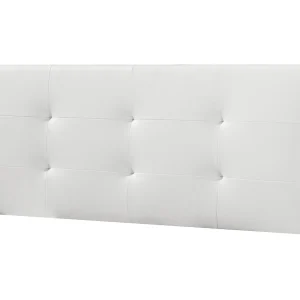Hoofdeinde gestoffeerd Carla 150×60 cm Wit, Gewatteerd met Schuim, 8 cm dik. Hoofdeinde gestoffeerd Carla 150×60 cm Wit, Gewatteerd met Schuim, 8 cm dik.