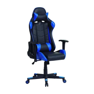 Kantoor Gamingstoel Blauw, Kunstleer, Verstelbare Hoek en Hoogte Kantoor Gamingstoel Blauw, Kunstleer, Verstelbare Hoek en Hoogte