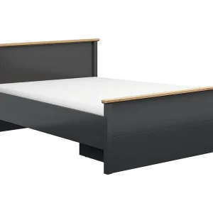 Bed 140×200 Duck Antracietgrijs en Hout Bed 140×200 Duck Antracietgrijs en Hout