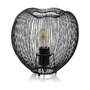 Jaula Lampe de table en métal noir Jaula Lampe de table en métal noir