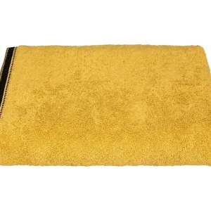 Katoenen Badhanddoek Geel Oker 100×150 cm Dik en Zacht Katoenen Badhanddoek Geel Oker 100×150 cm Dik en Zacht