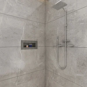 Inbouwnis voor de douche, klaar om te betegelen – 40 x 20 cm – KLARA – Koop nu online