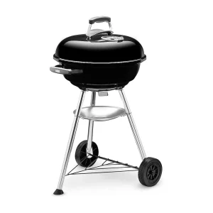Houtskoolbarbecue Weber Compact Kettle Ø47 cm Zwart Houtskoolbarbecue Weber Compact Kettle Ø47 cm Zwart