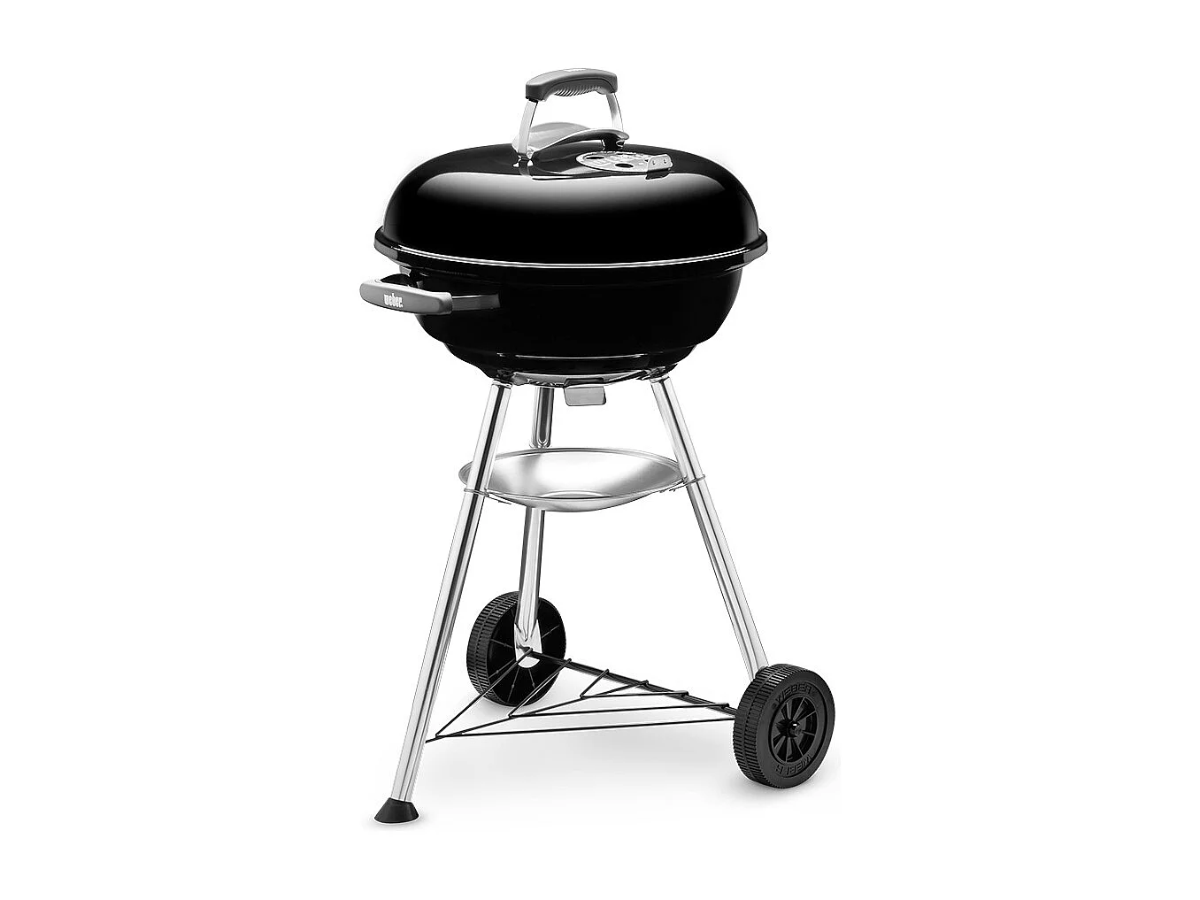 Houtskoolbarbecue Weber Compact Kettle Ø47 cm Zwart