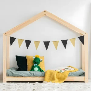 Hutbed 70×140 inclusief lattenbodem Aude Bois Hutbed 70×140 inclusief lattenbodem Aude Bois