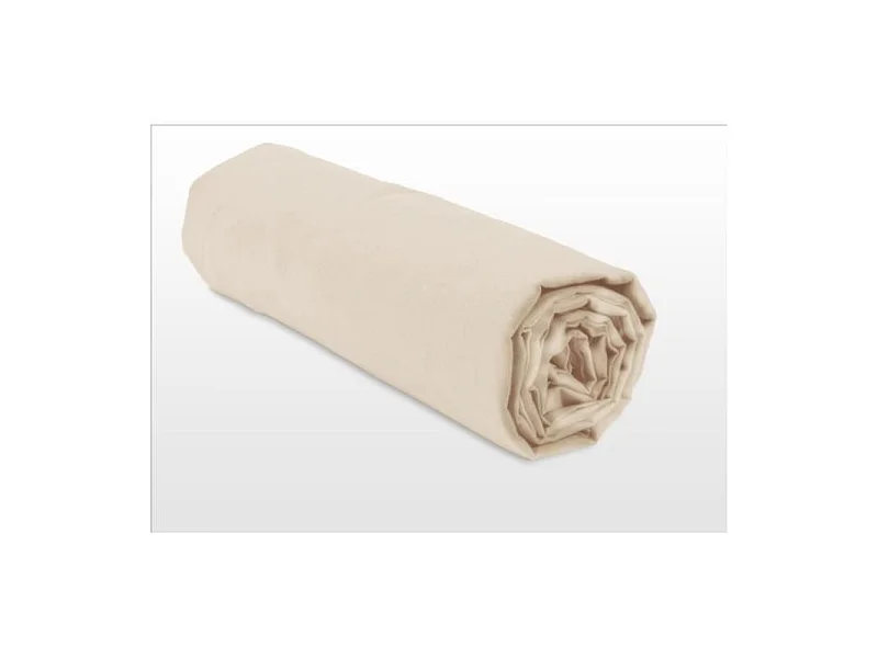 Hoeslaken 100% Katoen 90 x 190 Licht Beige