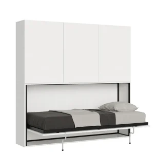 Horizontaal Kando eenpersoons opklapbed samenstelling D eiken wit Horizontaal Kando eenpersoons opklapbed samenstelling D eiken wit