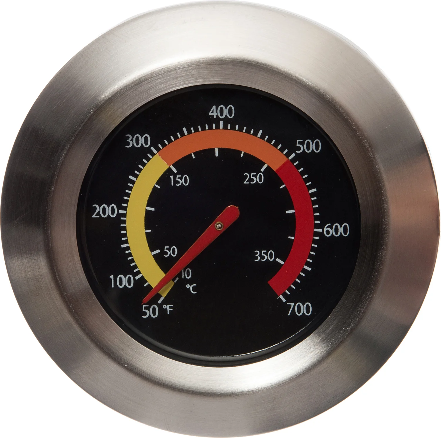 Urban Chef barbecue thermometer zilver D 7 H 8 cm