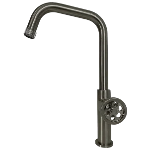Indus grijze metalen mengkraan voor gootsteen – Essebagno Indus grijze metalen mengkraan voor gootsteen – Essebagno