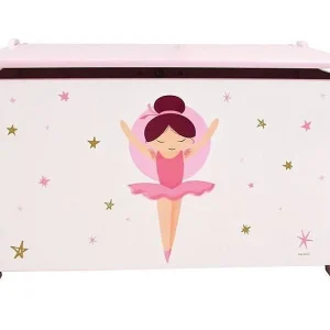 Houten speelgoedkist – Ballerinadanseres 40 x 58 x 36 cm Houten speelgoedkist – Ballerinadanseres 40 x 58 x 36 cm