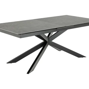 Iris eetkamertafel 100×200/240cm uittrekbaar zwart. Iris eetkamertafel 100×200/240cm uittrekbaar zwart.