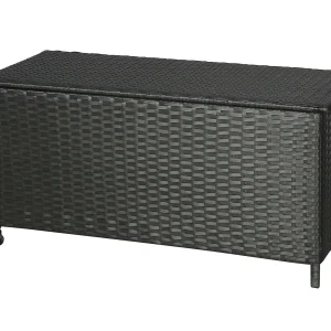 Kaplo tuintoebehoor kussen opbergbox met wielen zwart. Kaplo tuintoebehoor kussen opbergbox met wielen zwart.