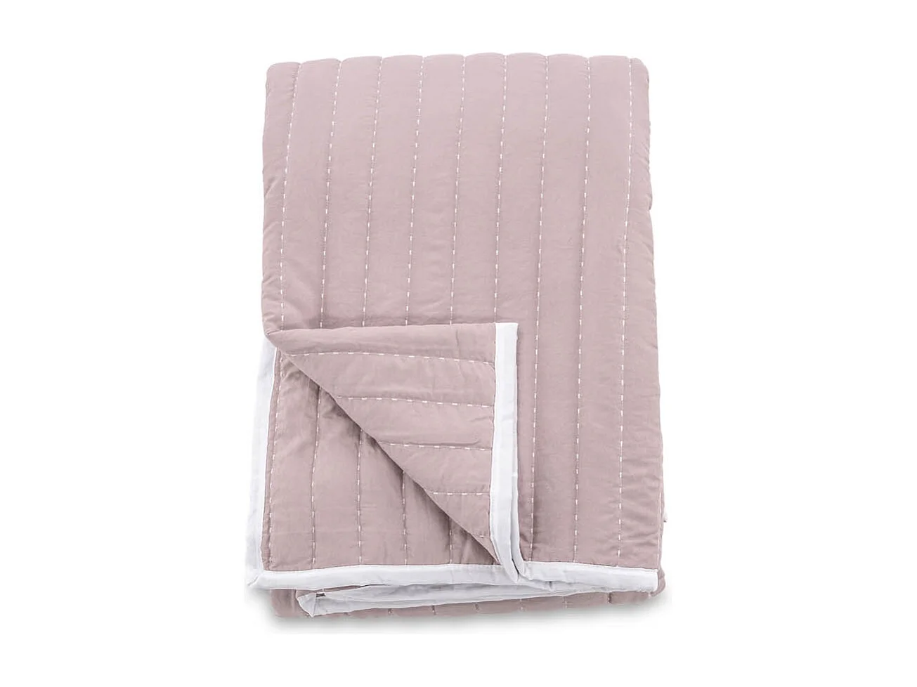 Juni sprei 180x260cm oudroze, wit.