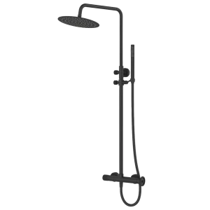 Indus douchekolom mechanische zwarte – Essebagno