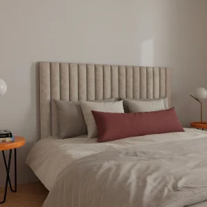 Hoofdeinde bed met verticale naden SARAH – Beige – 160 cm Hoofdeinde bed met verticale naden SARAH – Beige – 160 cm