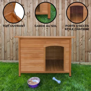 Houten Hondenhok – Middelgroot Houten Hondenhok – Middelgroot