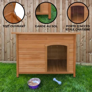 Houten Hondenhok – Groot Houten Hondenhok – Groot