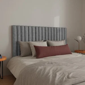 Hoofdeinde bed met verticale naden SARAH – Grijs – 160 cm Hoofdeinde bed met verticale naden SARAH – Grijs – 160 cm