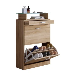 Houten schoenenkast schoenkipper Sipos M Houten schoenenkast schoenkipper Sipos M