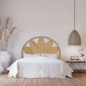 Hoofdeinde van 140 cm van naturelkleurig rotan – CHELINA Hoofdeinde van 140 cm van naturelkleurig rotan – CHELINA