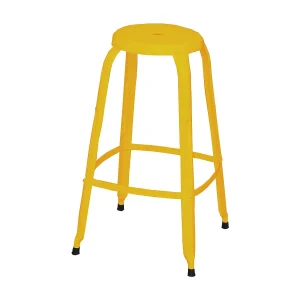 Iron | Kruk 74 cm in geel ijzer Iron | Kruk 74 cm in geel ijzer