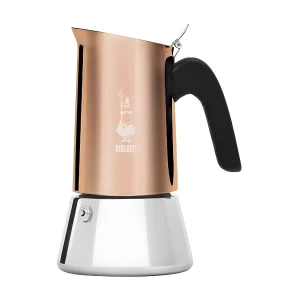 Italiaanse koffiezetter Vénus van roestvrij staal voor 4 kopjes inductie koper Bialetti Italiaanse koffiezetter Vénus van roestvrij staal voor 4 kopjes inductie koper Bialetti