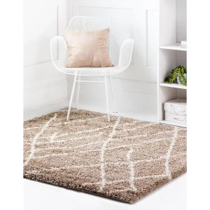 Hoogpolig tapijt 240×240 Bruin Lachen Fence Hoogpolig tapijt 240×240 Bruin Lachen Fence