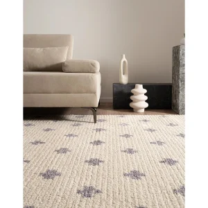 Hoogpolig tapijt 245×160 Beige Frauenfeld Rood Hoogpolig tapijt 245×160 Beige Frauenfeld Rood