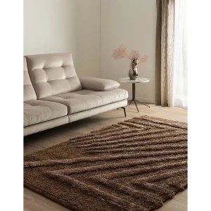 Hoogpolig tapijt 245×160 Donkerbruin Thun Avis Hoogpolig tapijt 245×160 Donkerbruin Thun Avis