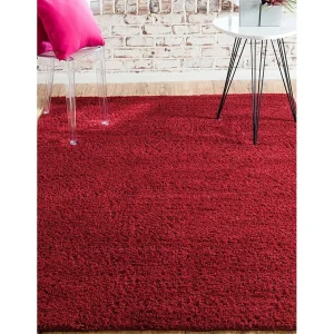 Hoogpolig tapijt 185×185 Rood Luzern Hoogpolig tapijt 185×185 Rood Luzern