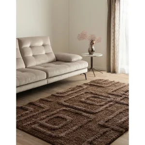 Hoogpolig tapijt 305×240 Donkerbruin Thun Artem Hoogpolig tapijt 305×240 Donkerbruin Thun Artem