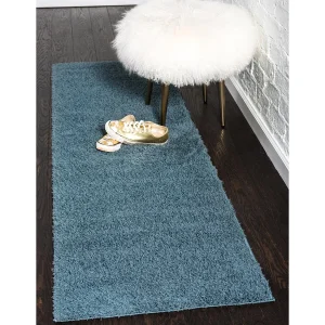 Hoogpolig tapijt 305×79 Blauw Luzern Hoogpolig tapijt 305×79 Blauw Luzern