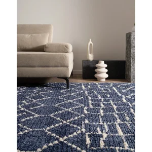 Hoogpolig tapijt 245×160 Blauw Frauenfeld Diamond Hoogpolig tapijt 245×160 Blauw Frauenfeld Diamond