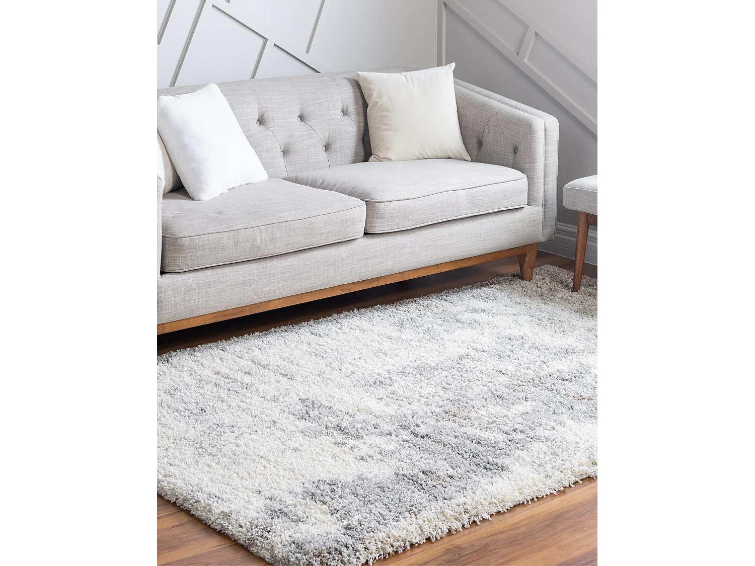 Hoogpolig tapijt 275x185 Beige - Bruin Lachen Haze