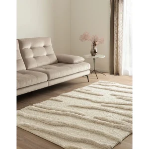 Hoogpolig tapijt 305×240 Wit Thun Tribus