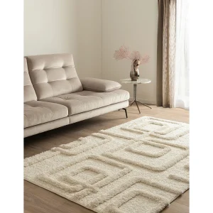 Hoogpolig tapijt 305×240 Wit Thun Artem