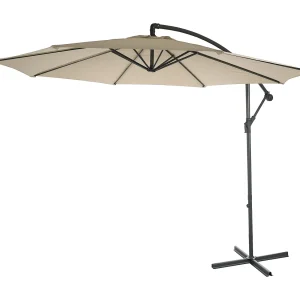 Kantelbare zweefparasol Terni, crème zonder voet Kantelbare zweefparasol Terni, crème zonder voet