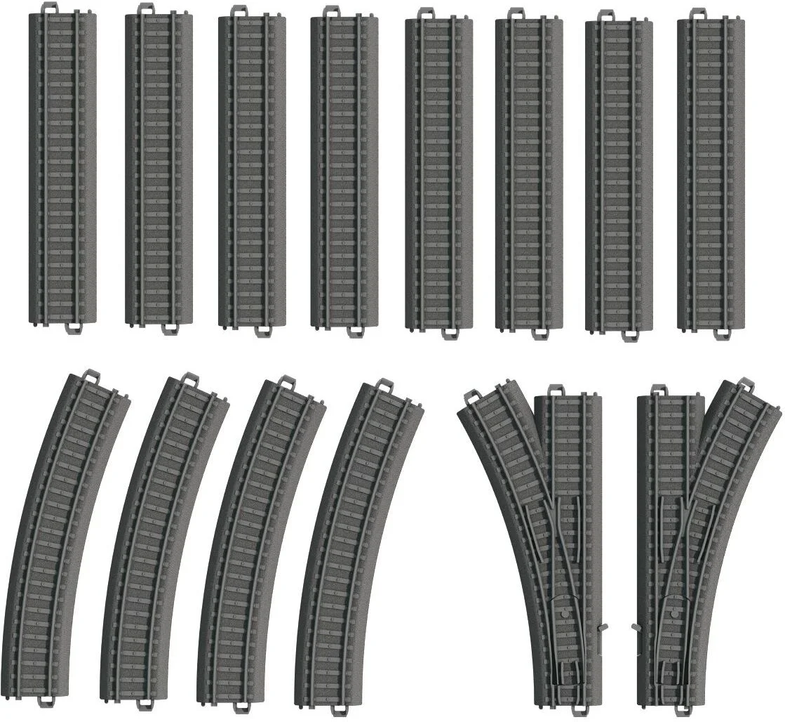 Märklin My World kerstdorpminiatuur rails aanvulling 14,2 x 6,6 x 24 cm 14-delig