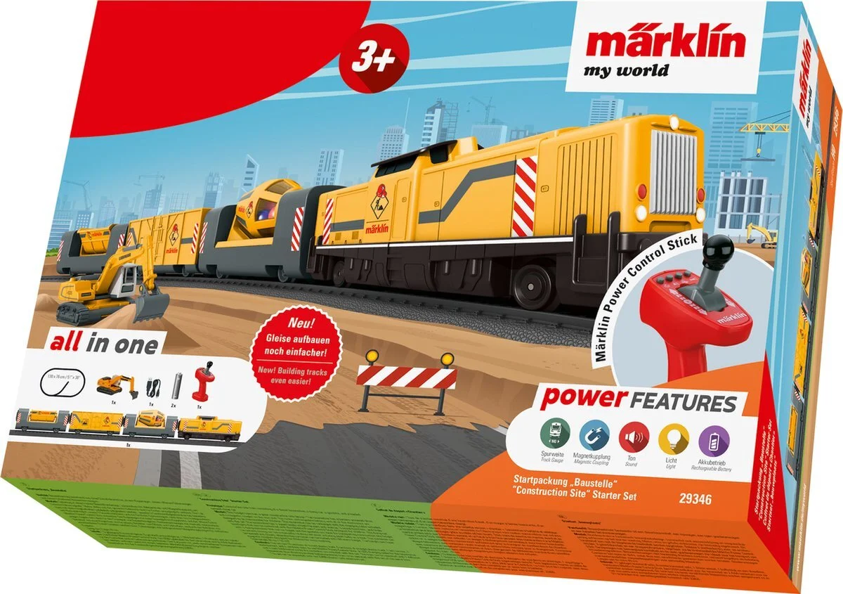Märklin My World kerstdorp set bouwplaats 33,6 x 10,5 x 50,5 cm 28-delig