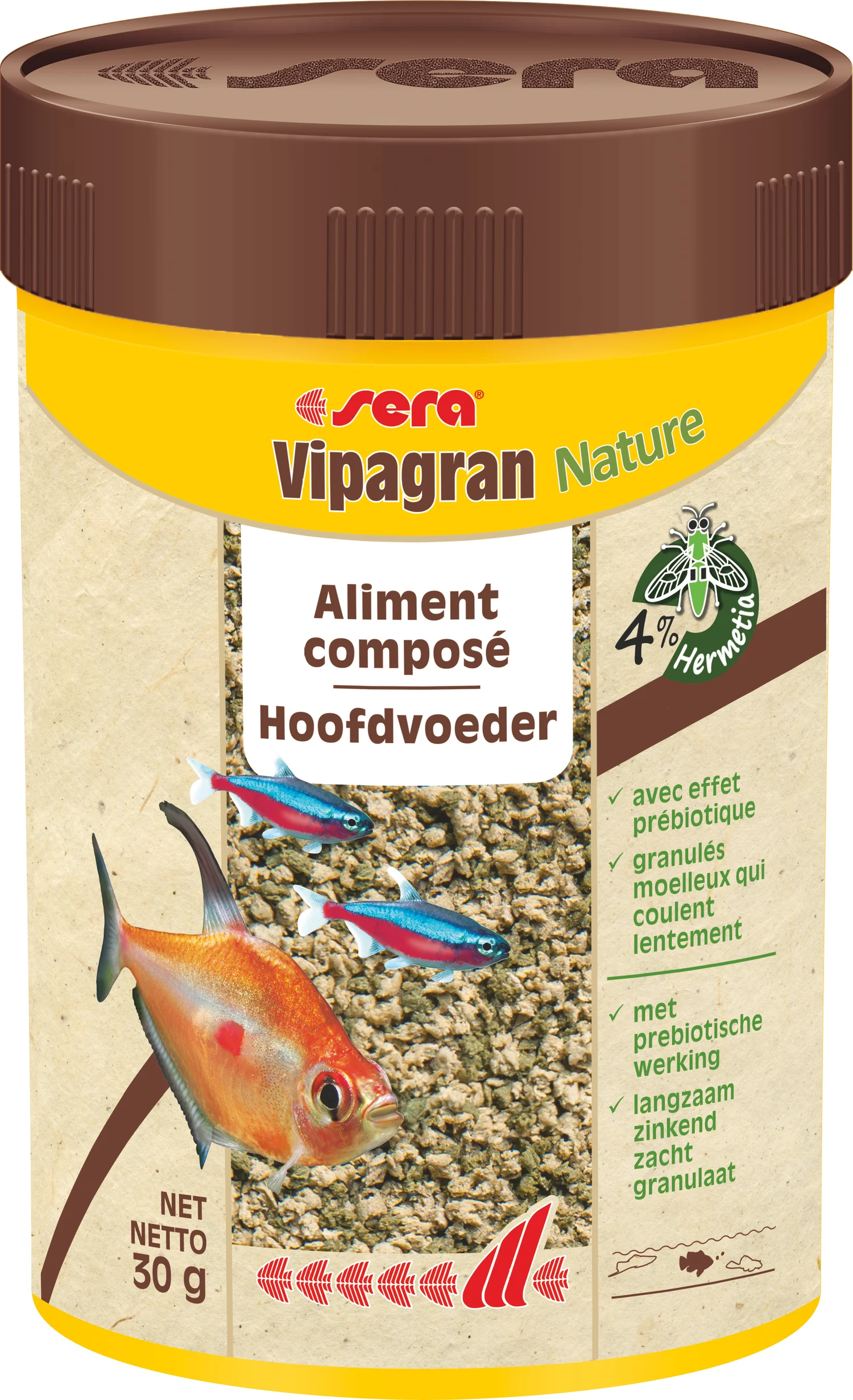 Sera visvoer Vipagran Nature 100 ml
