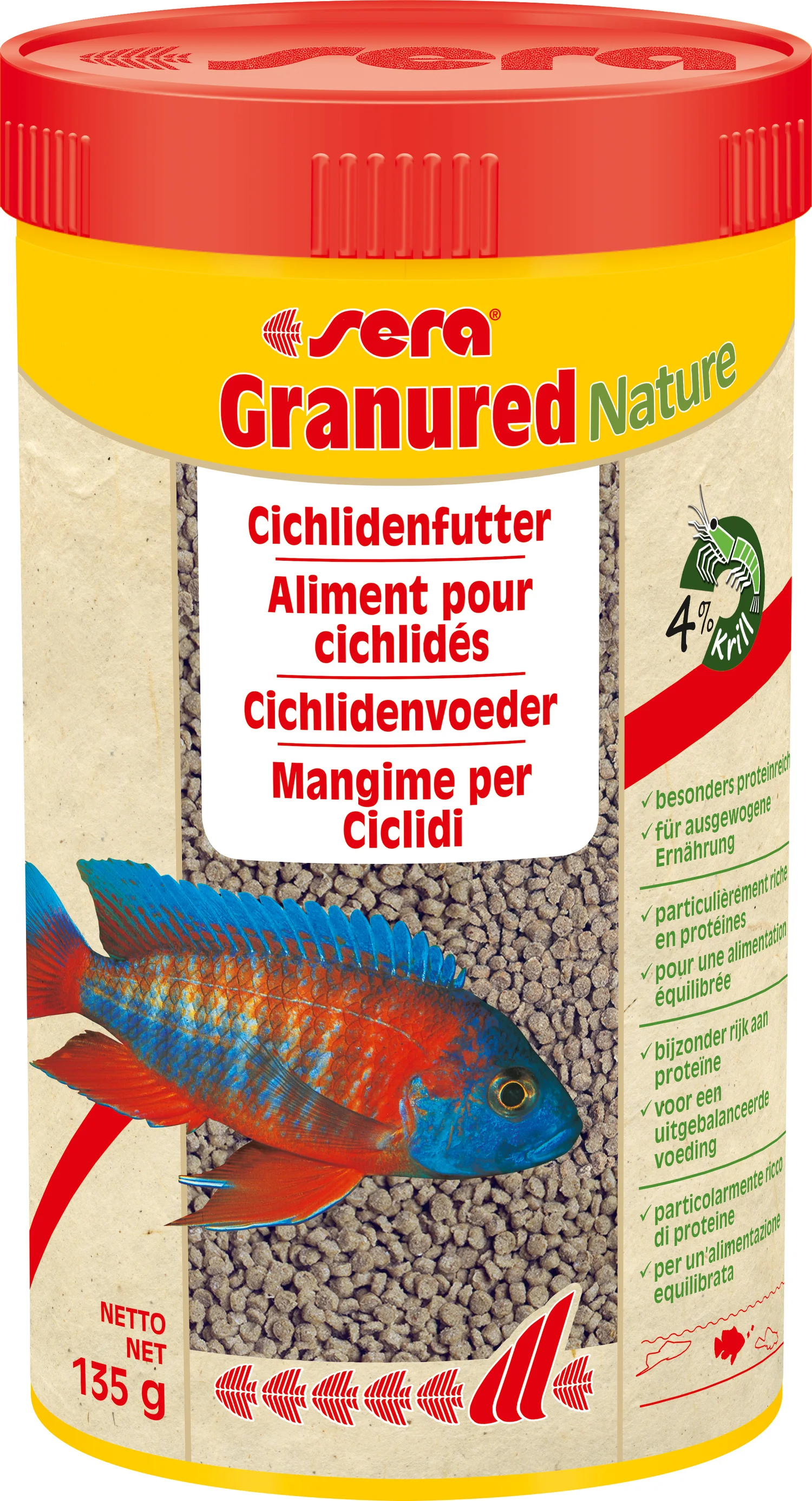 Sera visvoer Granured Nature 250 ml