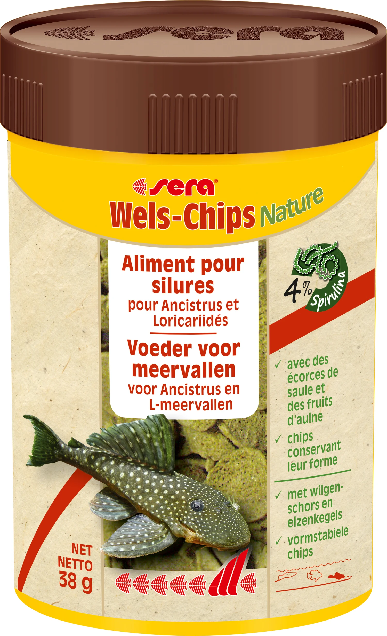 Sera visvoer Wels-Chips Nature 100 ml
