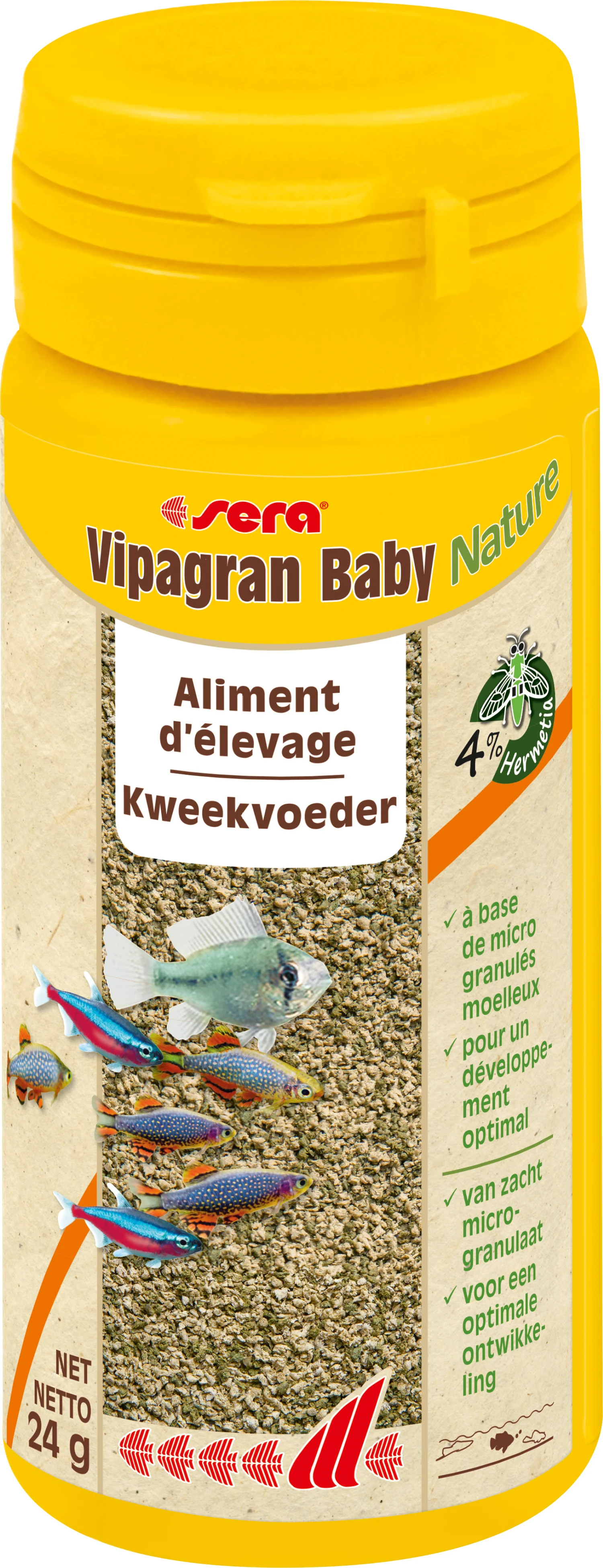 Sera visvoer Vipagran Baby Nature 50 ml