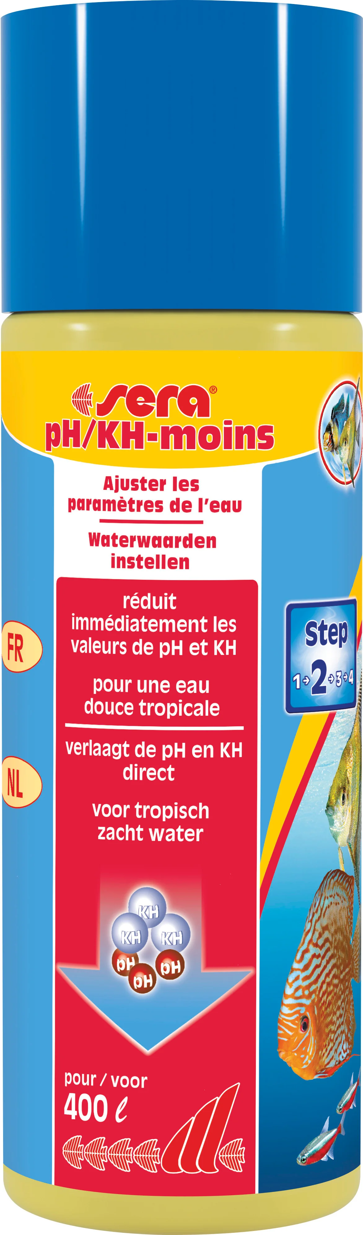 Sera waterverzorging pH/KH Minus 100 ml