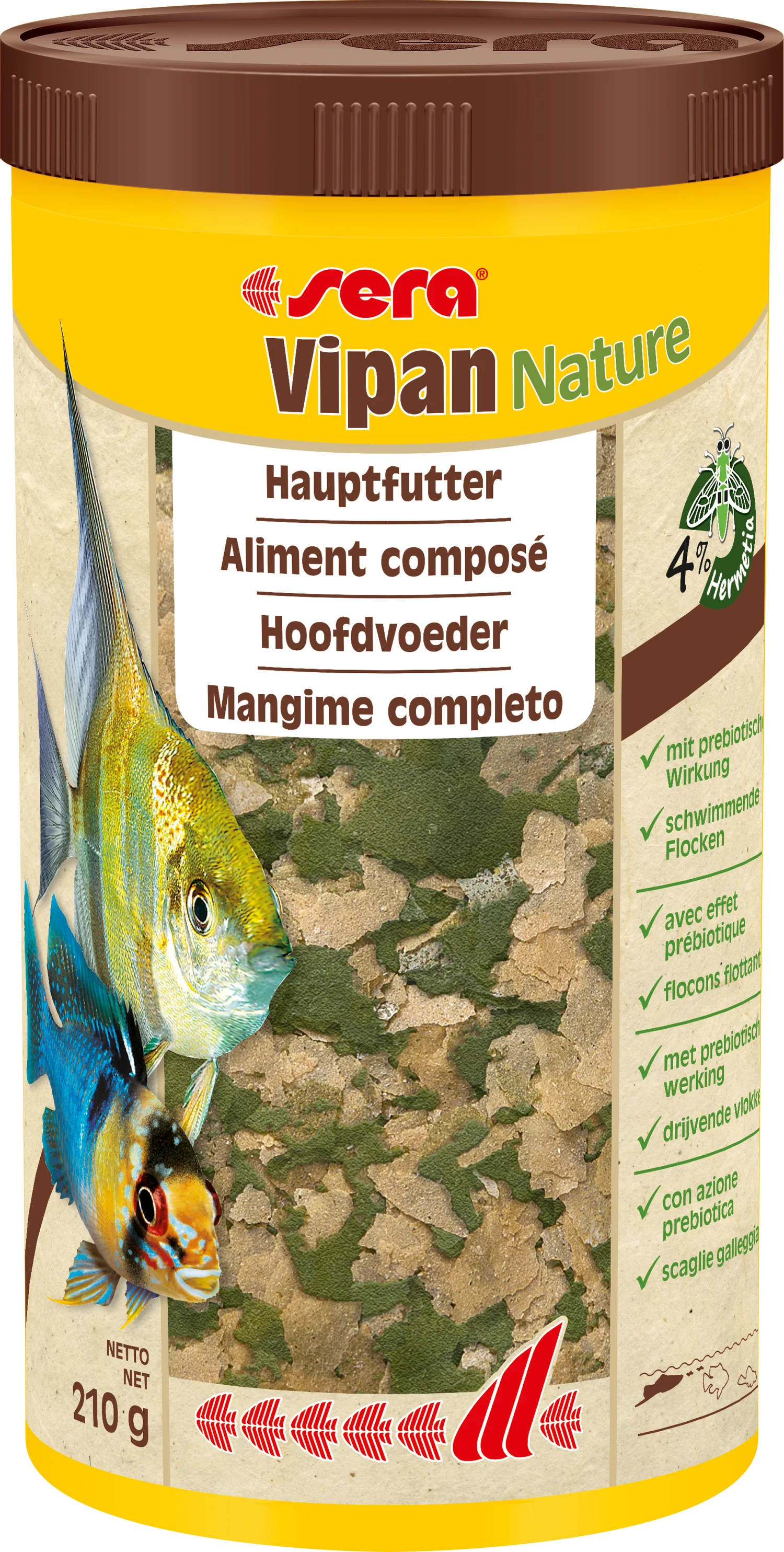 Sera visvoer Vipan Nature 1.000 ml (210 g)