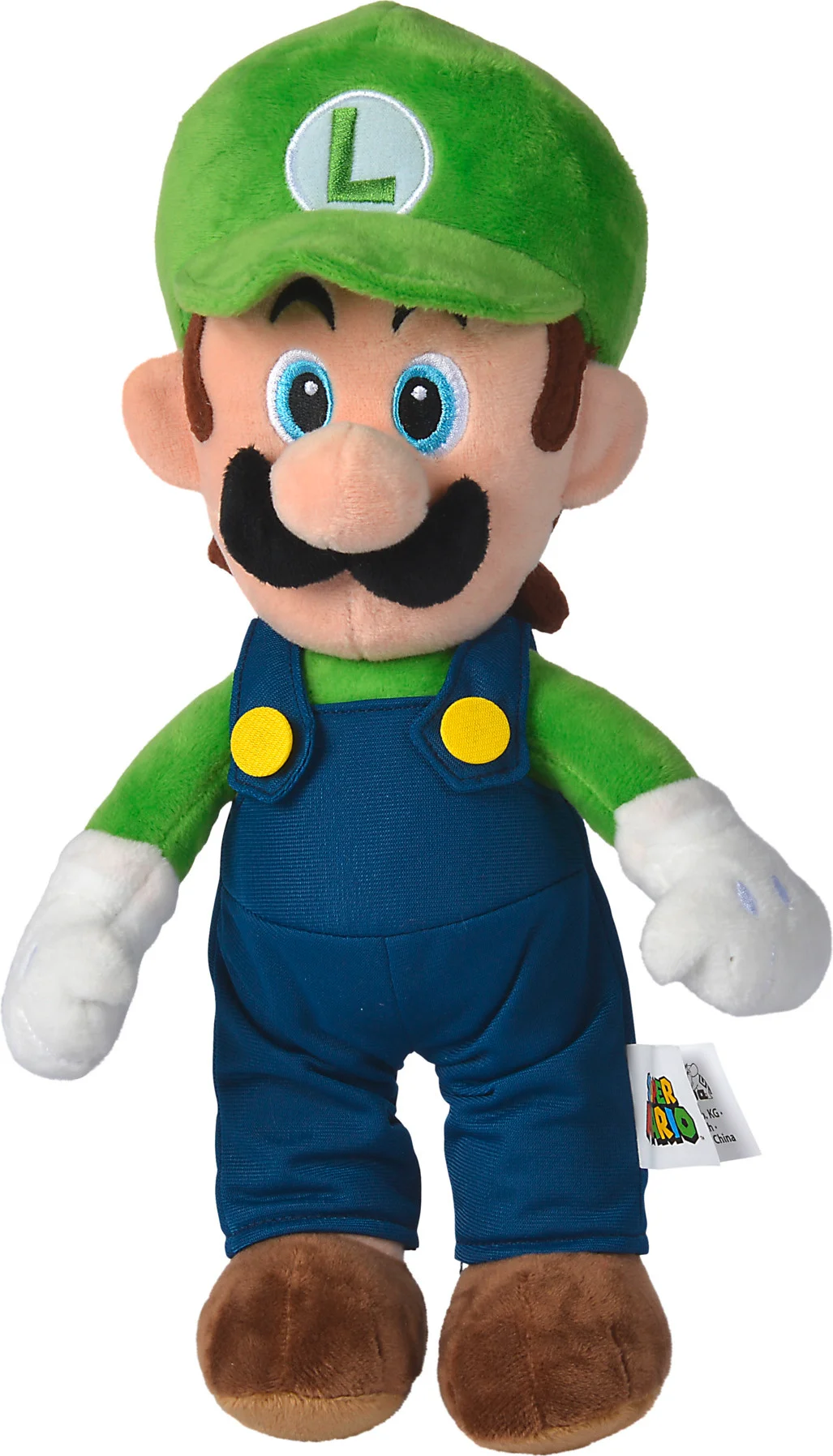 Nintendo knuffel Super Mario Luigi 15 x 18 x 30 cm